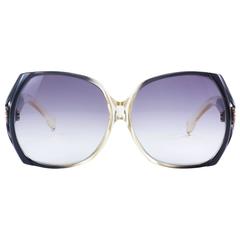 Retro Haute Couture Runway Yves Saint Laurent Sunglasses, Made in France