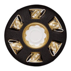 Versace x Rosenthal I Love Baroque Cup and Saucer Set Of 6