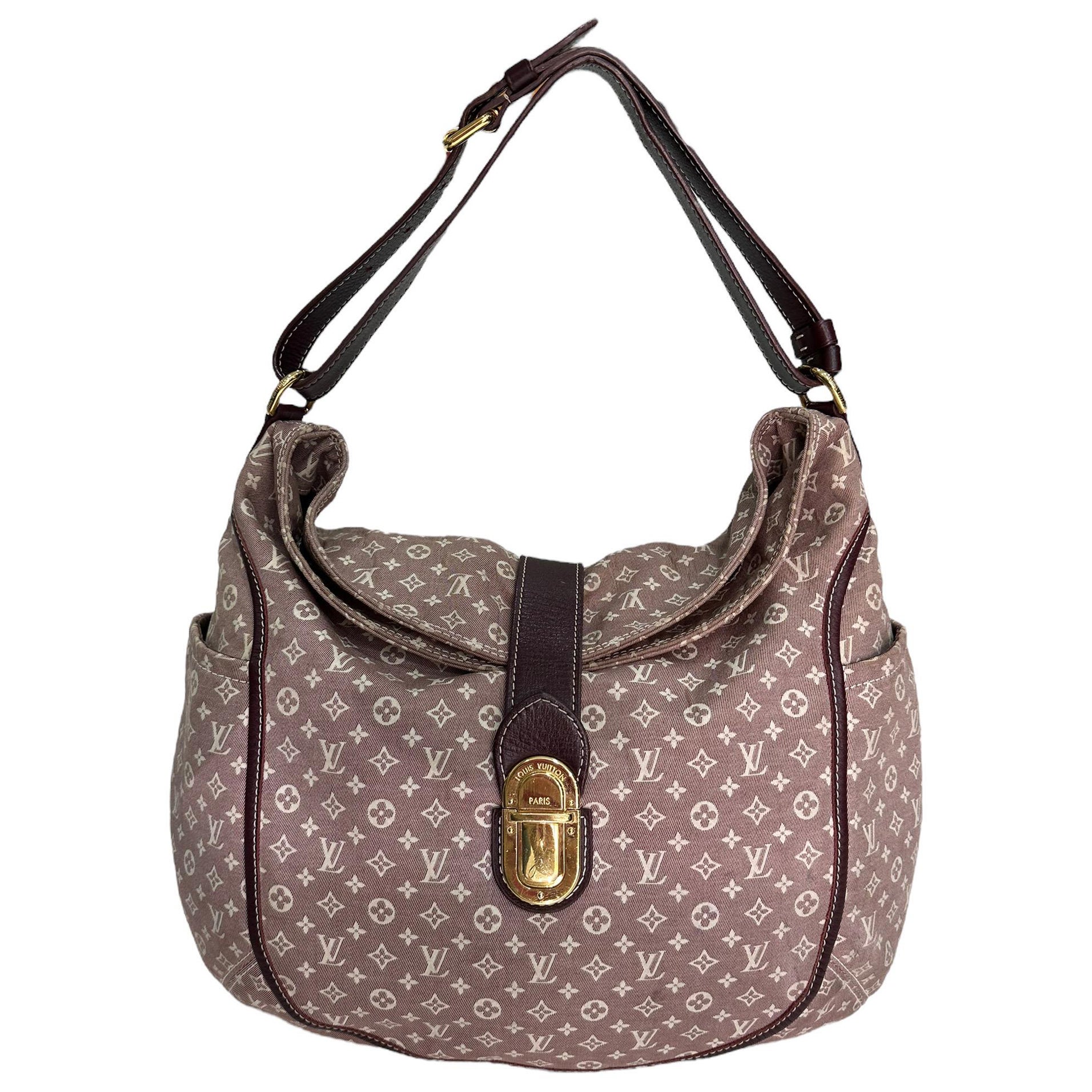 Brown Monogram Coated Canvas and Pink and White Leather V Tote BB Gold  Hardware, 2020