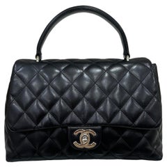 2005 Chanel Coco Handle Black Top Handle Bag