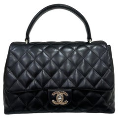 2005 Borsa Coco Chanel con manico superiore nero