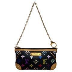 LOUIS VUITTON BLACK MULTICOLOUR MONOGRAM CANVAS BY TAKASHI MURAKAMI PO – RDB