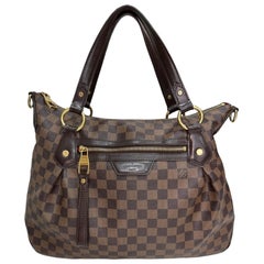 Borsa a tracolla Louis Vuitton Evora GM Damier