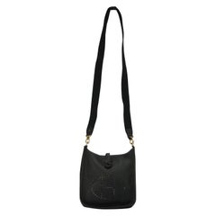 Hermès 2020 Evelyne Tmp Clemence Leather Shoulder Bag