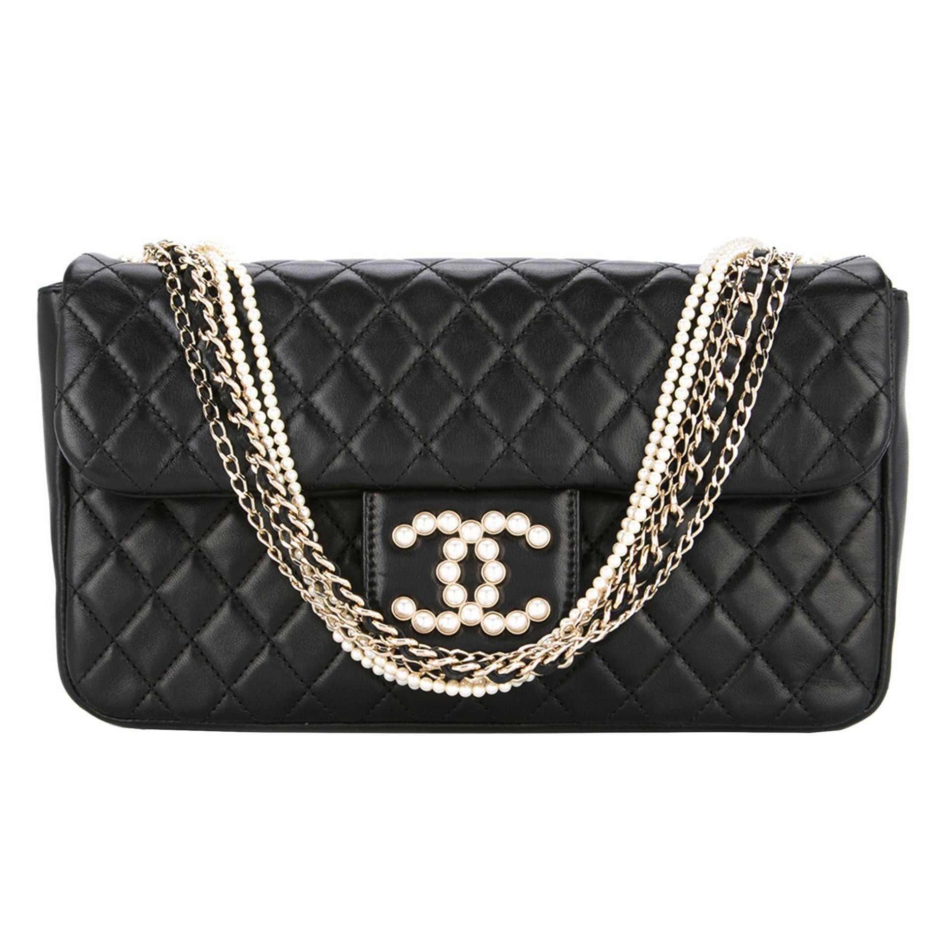 Chanel Pearl Classic Flap Bag - 14 For Sale on 1stDibs  chanel pearl bag, chanel  pearl bag 2019, chanel pearl flap bag 2019