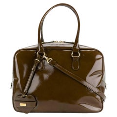 90s Moschino Vintage brown rectangular handbag