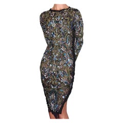 2011 Emilio Pucci Floral Embellished Lace Runway Dress Look #26 NWT