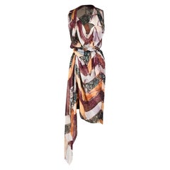 S/S 2005 Vivienne Westwood Marble Stripe Print Dress