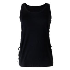 Helmut Lang Tank Top with Side Cutouts