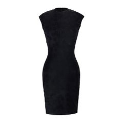 Vintage S/S 1991 Azzedine Alaïa Black Polka Dot Bandage Dress