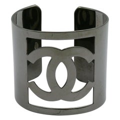 Chanel Cut Out Cuff - 8 For Sale on 1stDibs