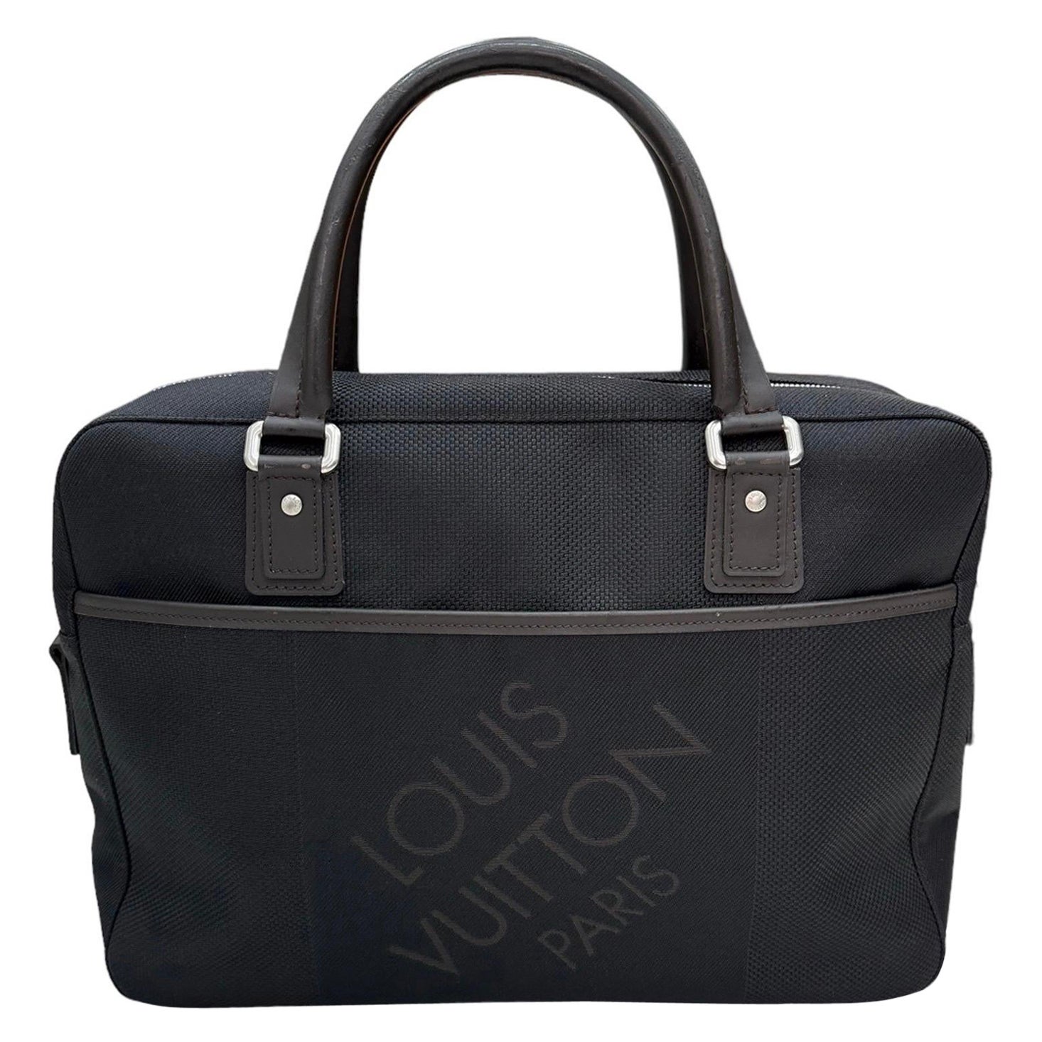  Louis Vuitton Yack GM Black Canva Top Handle Bag