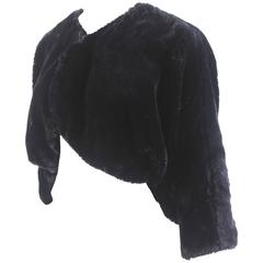 Comme des Garcons Vintage Faux Fur Bolero Jacket 11