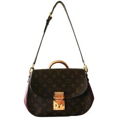 Louis Vuitton Eden MM Monogram Aurore Bag Purse + Shoulder Strap + Dust Cover 12