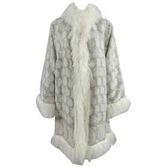 Pierre Balmain Haute Couture by Oscar de la Renta Mongolian Fur Sweater Coat