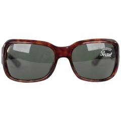 Used Authentic PERSOL MINT Sunglasses 2915-S 24/31 58/17/125/3N Tortoise Brown/Green