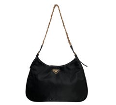 Prada Cleo vintage nylon black bag