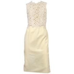 CDG Cream Crochet Dress 2011 10