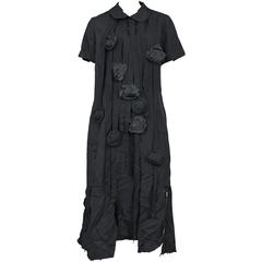 CDG Black Rosette Dress 2014