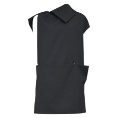 Yohji Black Origami Wrap Dress