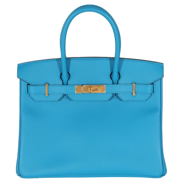 Birkin 30 Epsom Blue Nuit GHW