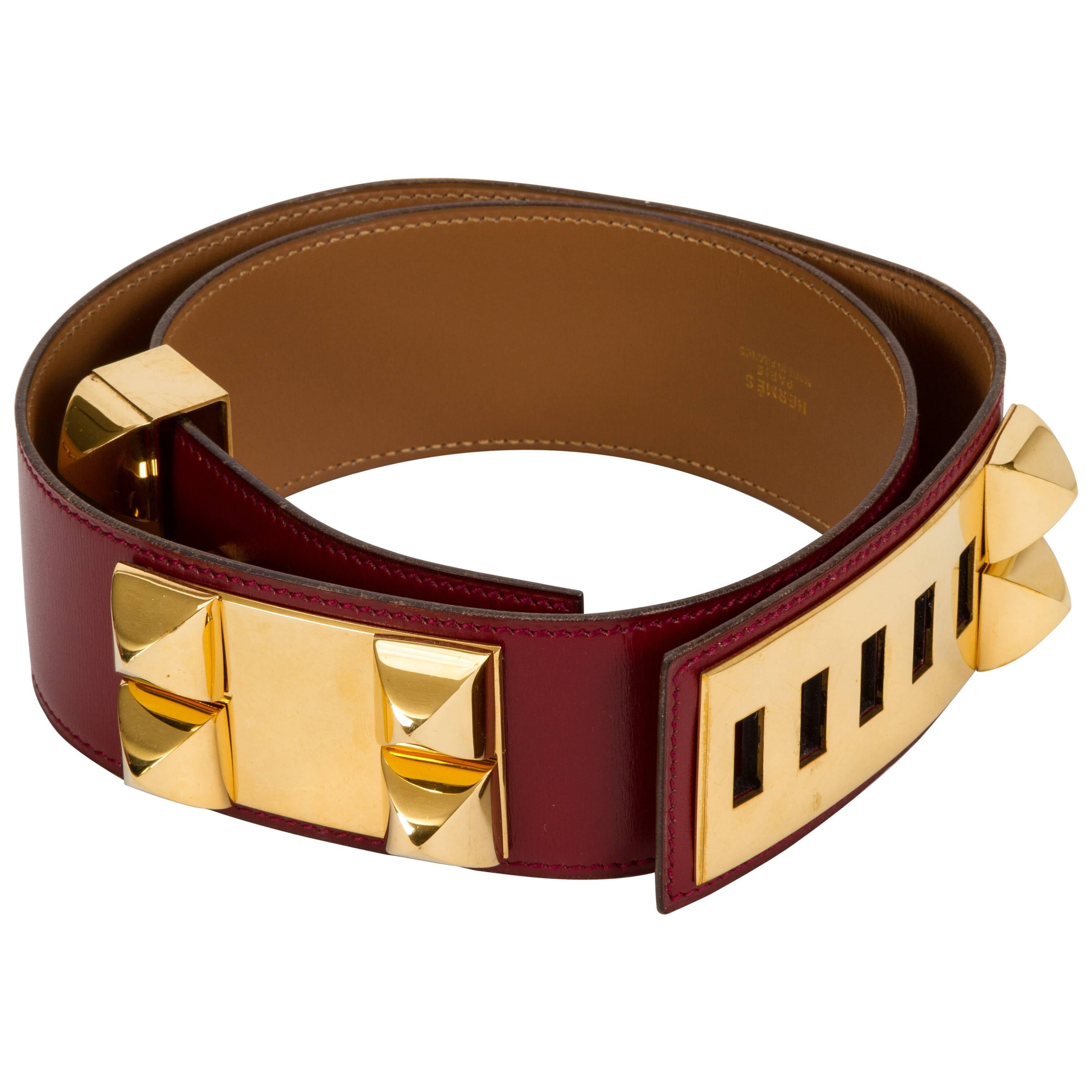 Gucci BN Celeste Leather GG Thin Belt - Vintage Lux