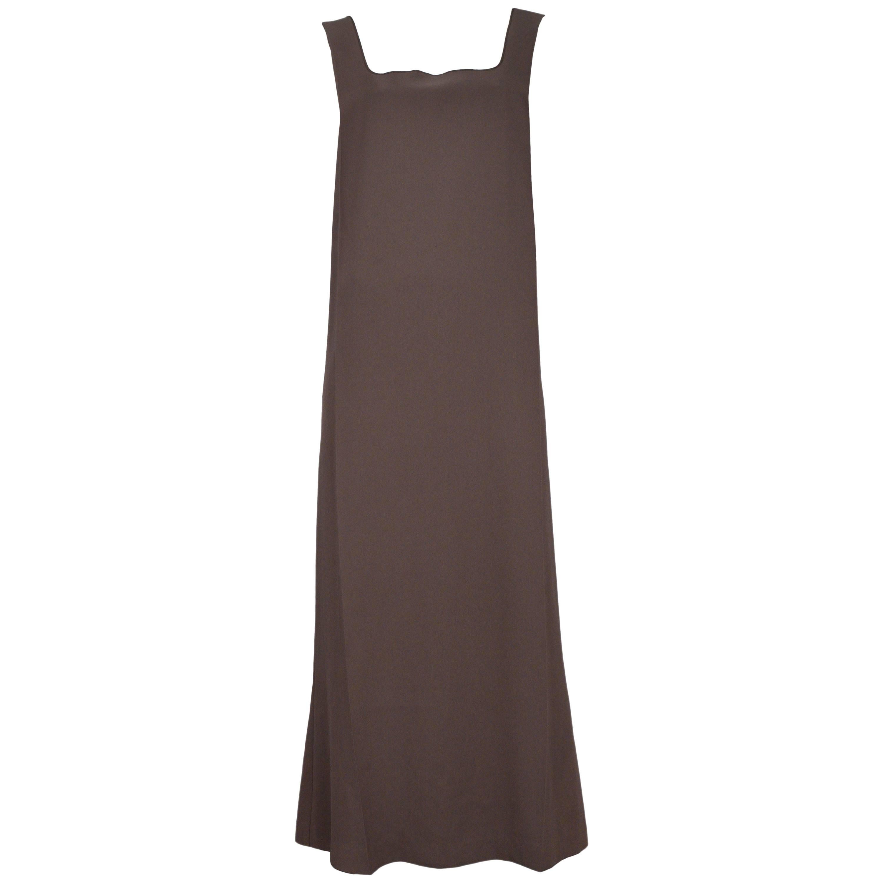 Martin Margiela Brown Maxi Dress