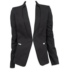Martin Margiela Black Removable Collar Blazer 10
