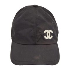 Chanel Black CC Cotton Cap