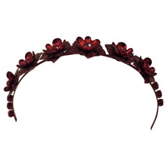 Red roses headband