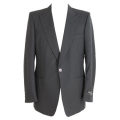 Pierre Cardin Black Cotton Evening Tuxedo Jacket