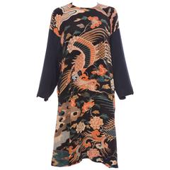 Dries Van Noten Digitally Printed Silk Shift Dress, Autumn - Winter 2012