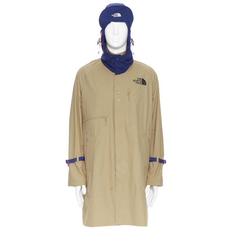 new THE NORTH FACE KAZUKI KARAISHI Kelp Tan Blue Futurelight raincoat S M For Sale