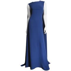 Valentino Silk Cape Dress 1