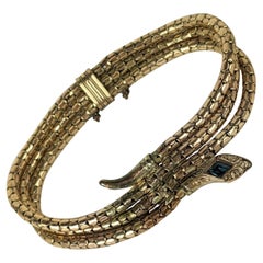 Art Deco Snake Bracelet