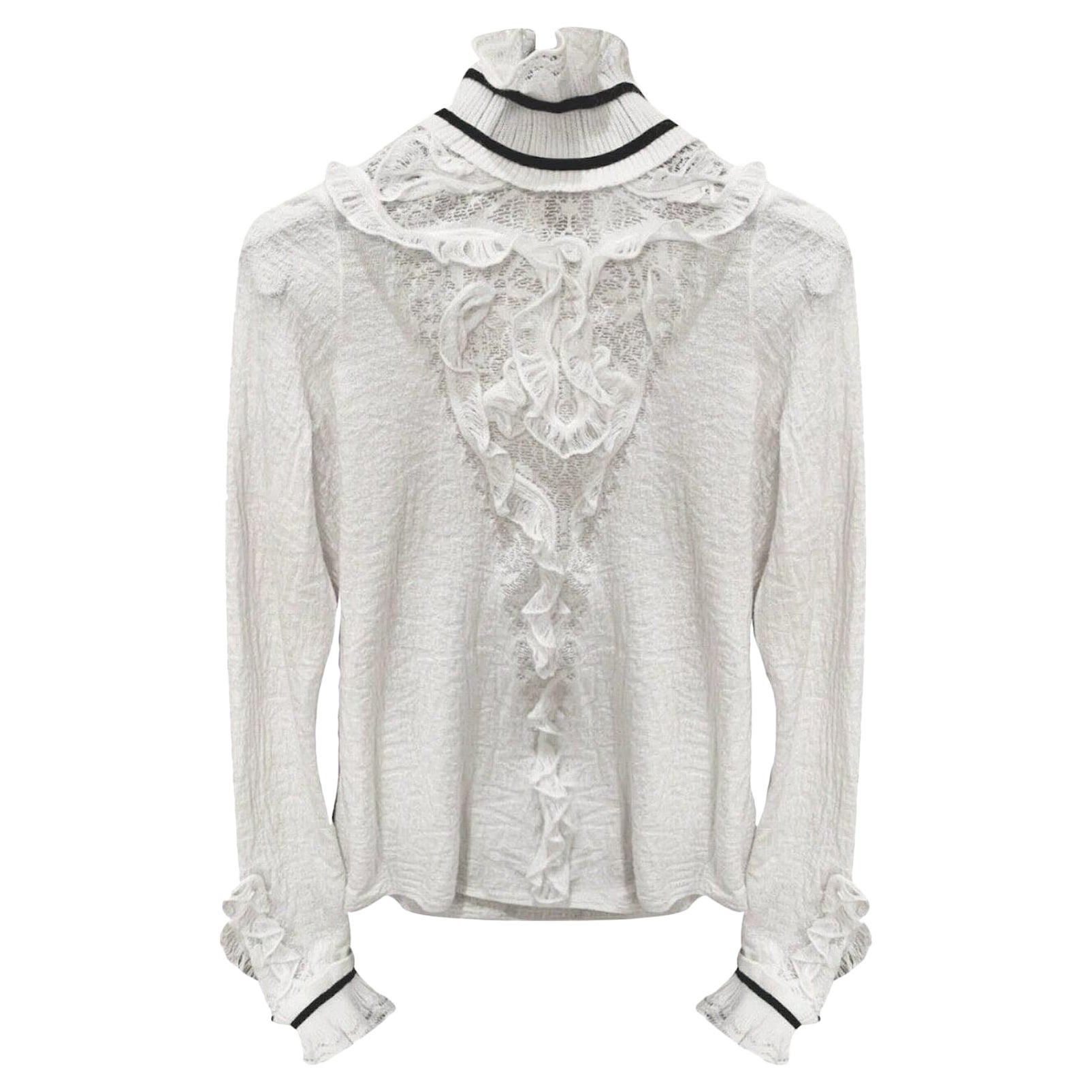 Chanel Salzburg Collection Ad Campaign Ruffled Pullover