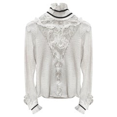 Chanel Salzburg Collection Ad Campaign Ruffled Pullover