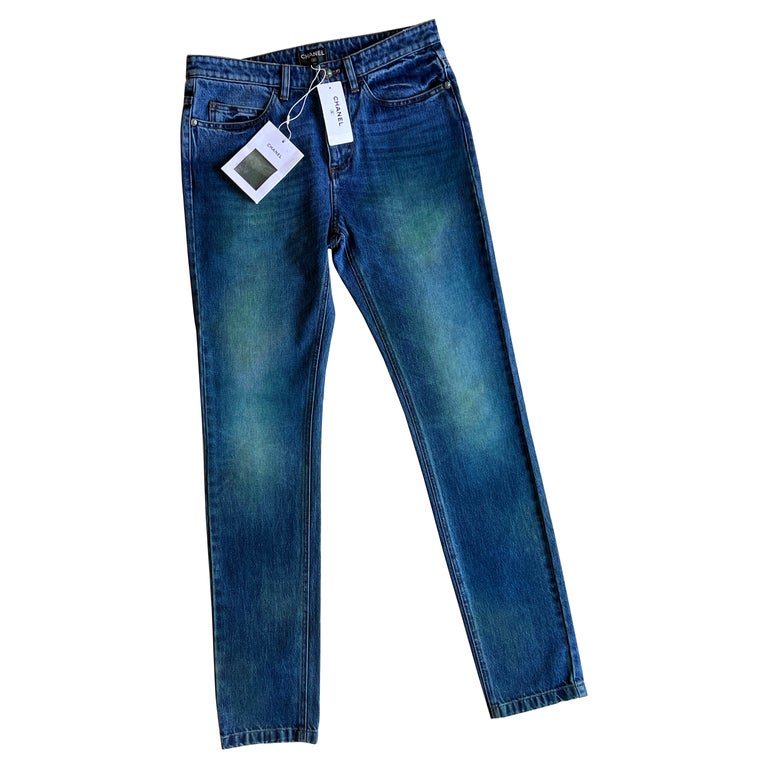 Chanel Cuba Collection Runway Jeans For Sale at 1stDibs