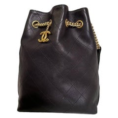 Sac à bandoulière Chanel matelassé noir 2016