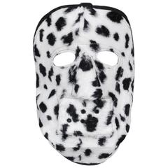 CDG Black & White Faux Fur Mask 2015