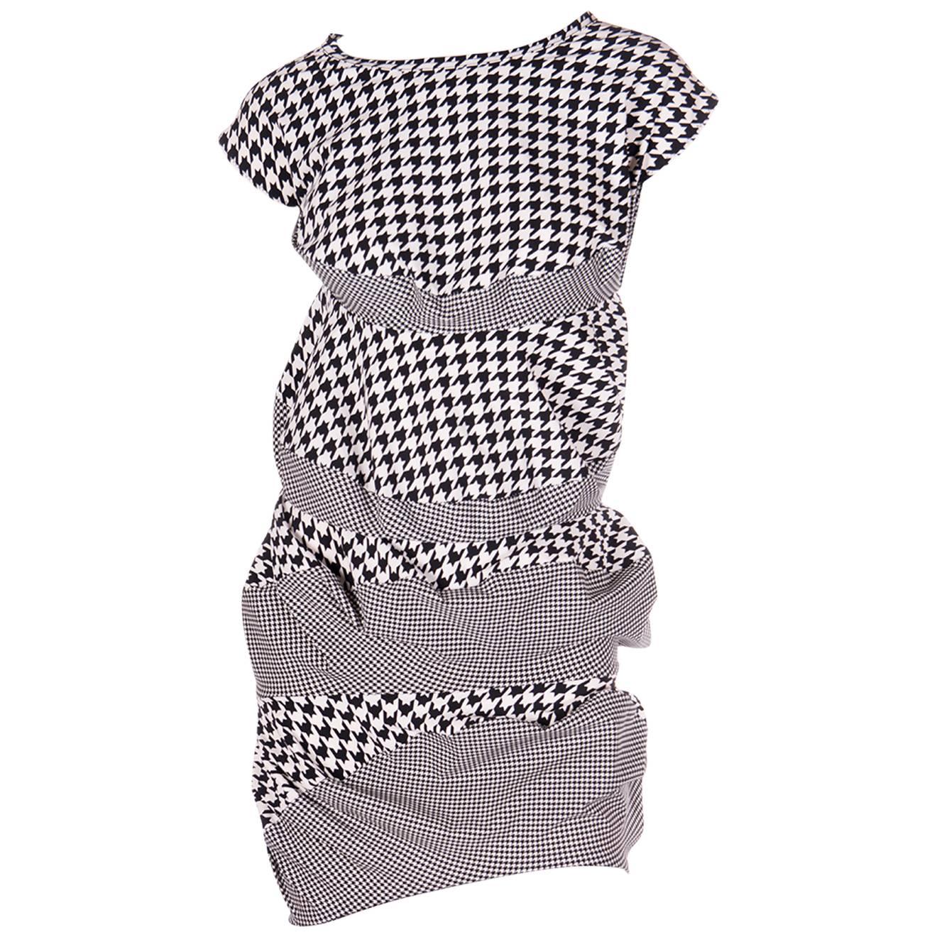 Junya Watanabe for Comme Des Garcons Houndstooth Dress For Sale