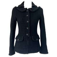 Chanel Little Black Tweed Jacket