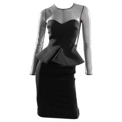 Stella McCartney Peplum Dress - black 7