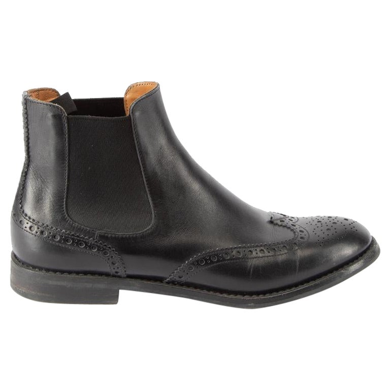 Church's Women's Black Leather Accent Chelsea Boots Sale 1stDibs