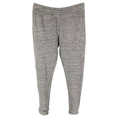 Z ZEGNA Size M Gray Cotton Blend Joggers Casual Pants