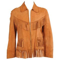 K Bar Z Fringed Suede Jacket 9
