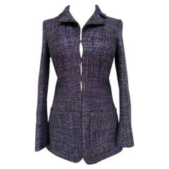 Chanel Tweed Jacket Size 40 - 81 For Sale on 1stDibs