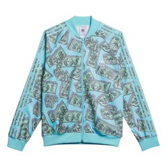 2023 Adidas Originals ObyO X Jeremy Scott MONEY PRINT TRACK JACKET Medium