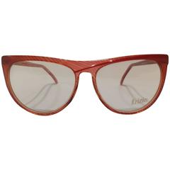 Krizia vintage red frame glasses 10