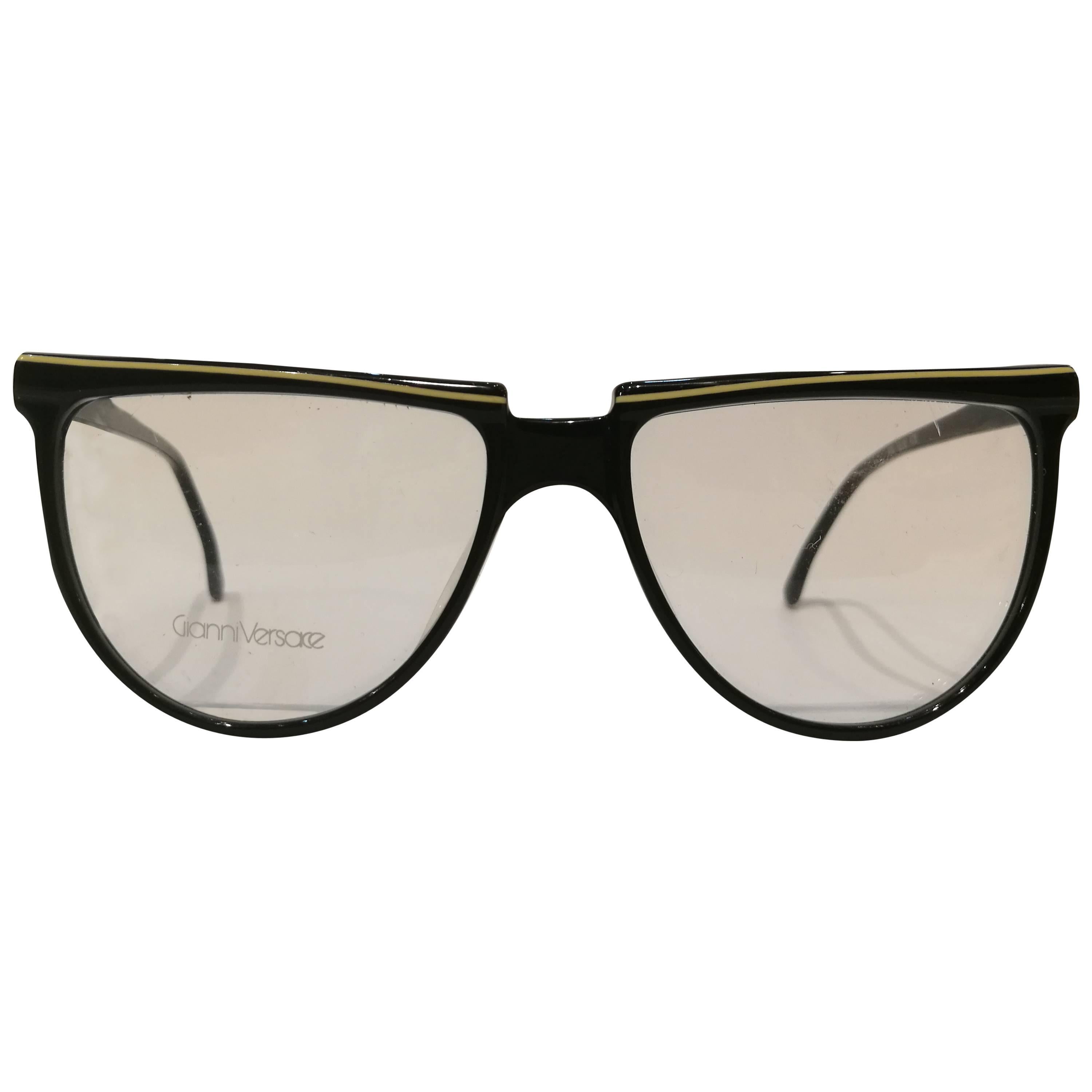 Gianni Versace black frame glasses